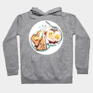 Bread and eggs Hoodie